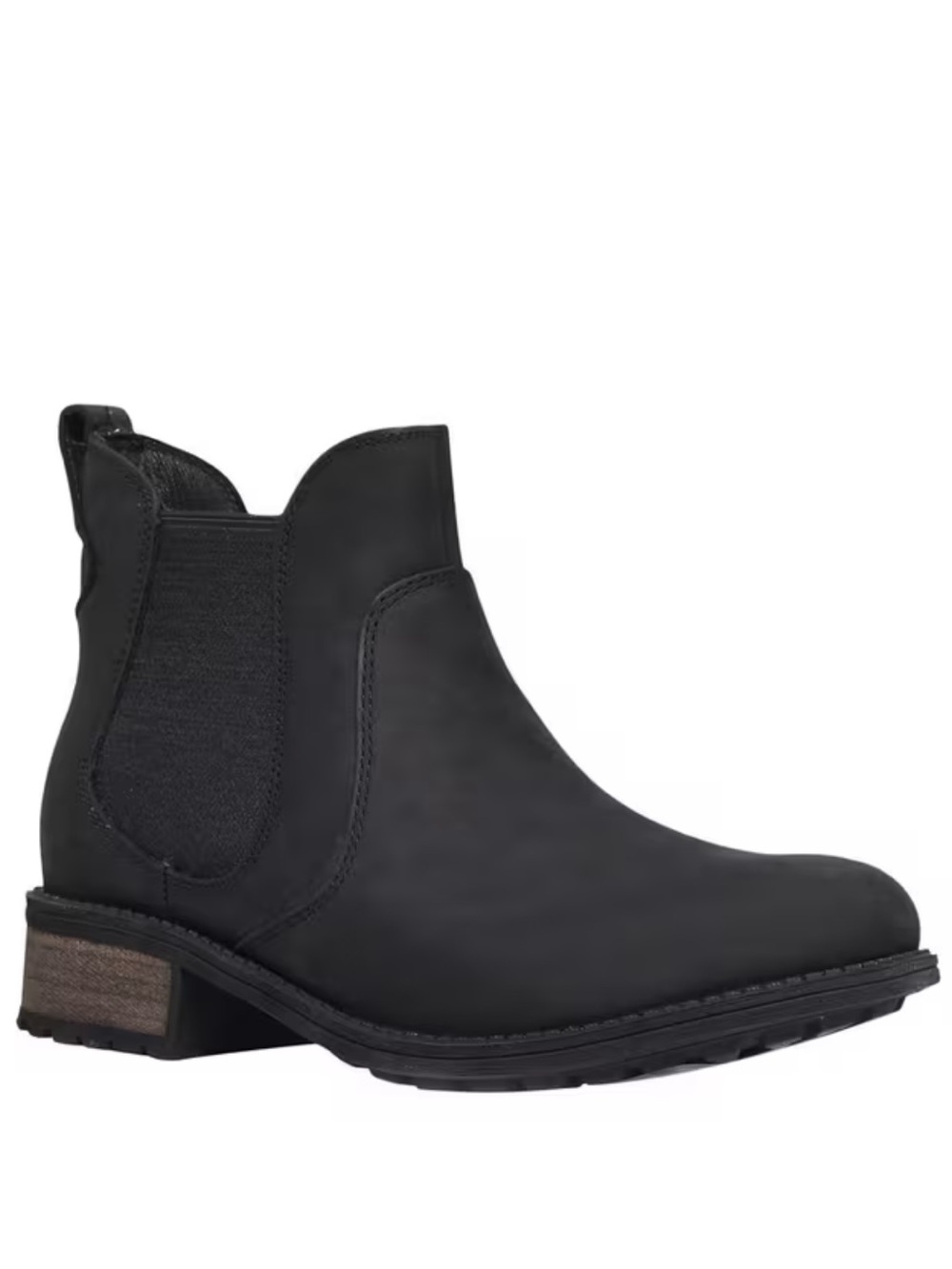 UGG Black Leather Waterproof Chelsea Boots Fall Winter Booties Women’s size 8